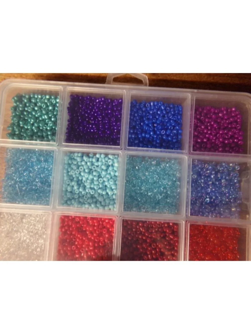 Mixed Color Seed Beads Set in Container Set #1